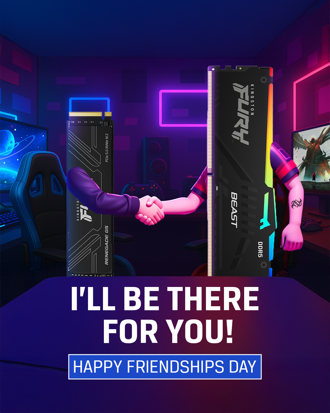 Friendship's Day Gift Guide: Kingston's Top Tech Picks for Every Kind of Best Friend